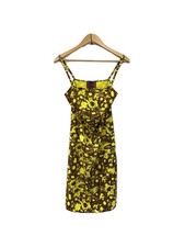 Heaven By Marc Jacobs Flower Long Dress XS Polyester YLW Floral P1000047