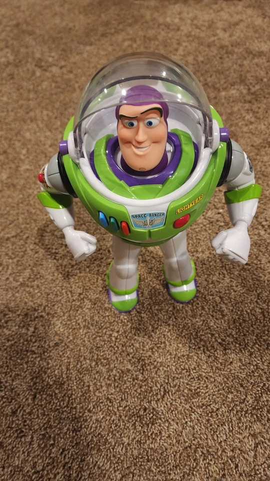Disney/Pixar Toy Story Buzz Lightyear 12" Talking Action Figure Thinkway Toys - Image 2 of 3