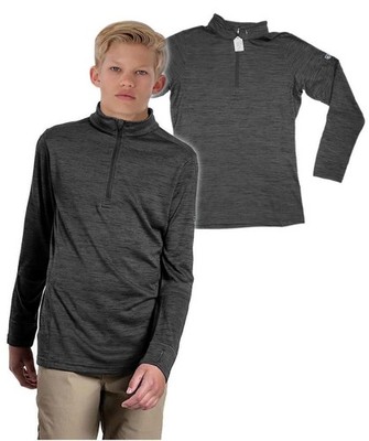 KUHL Boys Large 14-16 Charcoal  ALLOY 1/4 PULLOVER TOP Performance Active