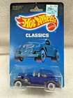 1988 Hot Wheels Vintage New Paint Style Classic Caddy Blue w/ Chrome5 spoke whls