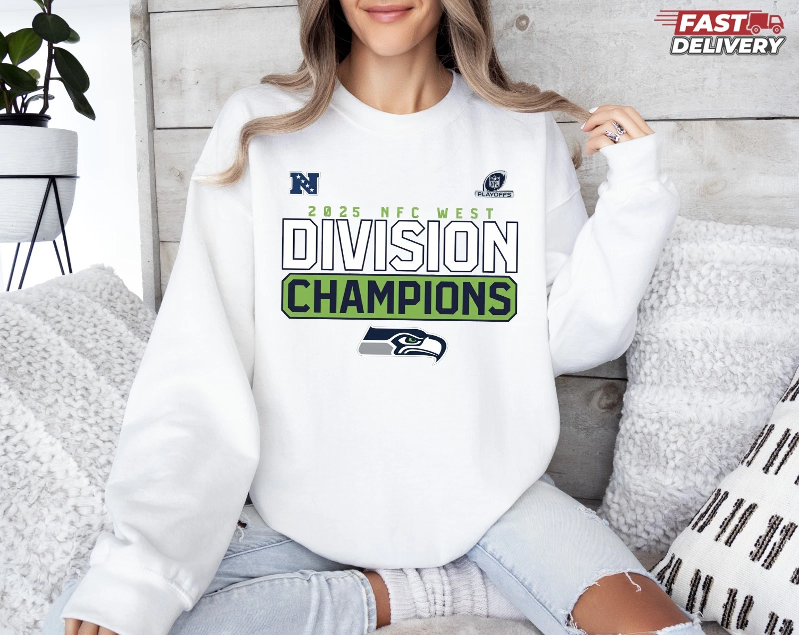 Seattle Seahawks 2025 NFC West Champions Sweatshirt