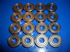 NMB 8mm Speed Bearings......Set of 16....... 608ZZ SD02 Double sided shielded