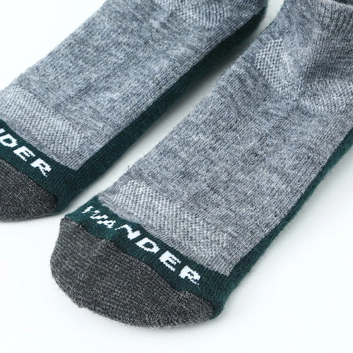 Merino Wool Ankle Athletic Hiking Socks 3 Pairs Thin Lightweight Cushioned Lo... - Picture 2 of 8