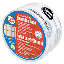 Construction Sheathing Tape, Epoxy Resin Tape, 2.4 in X 180 Ft White 