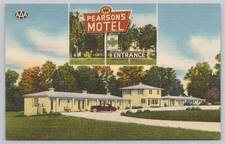 Pearson's Motel & Coffee Shop near Ocala & Silver Springs Florida FL Unposted PC