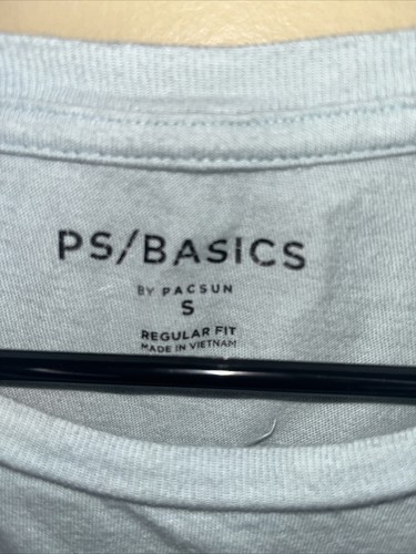 Pacsun Taking A Trip Men’s T-Shirt Size Small PS Basics Embroidered Mushroom D2 - Picture 7 of 7