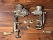 Vintage Russwin No.2 & EVEREADY No. 55 Meat Grinder, Food Chopper