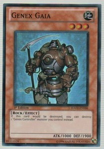 Genex Gaia - HA02-EN006 - Super Rare - 1st Edition x3 - Near Mint