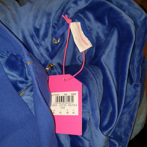 Authentic Ladies juicy Couture Velour Set Top Size XL Shorts Size M. RRP £110 - Picture 9 of 11