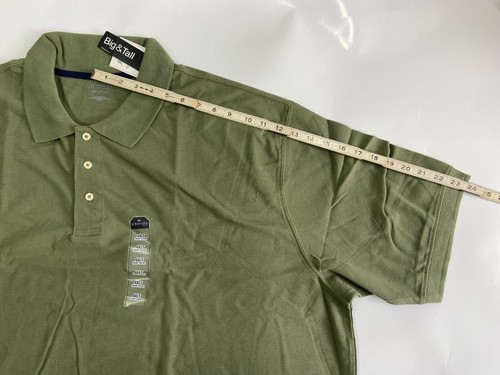 Polo uomo grande e alta in piqué manica corta cotone colletto taglia 4XLT - Foto 11 di 14