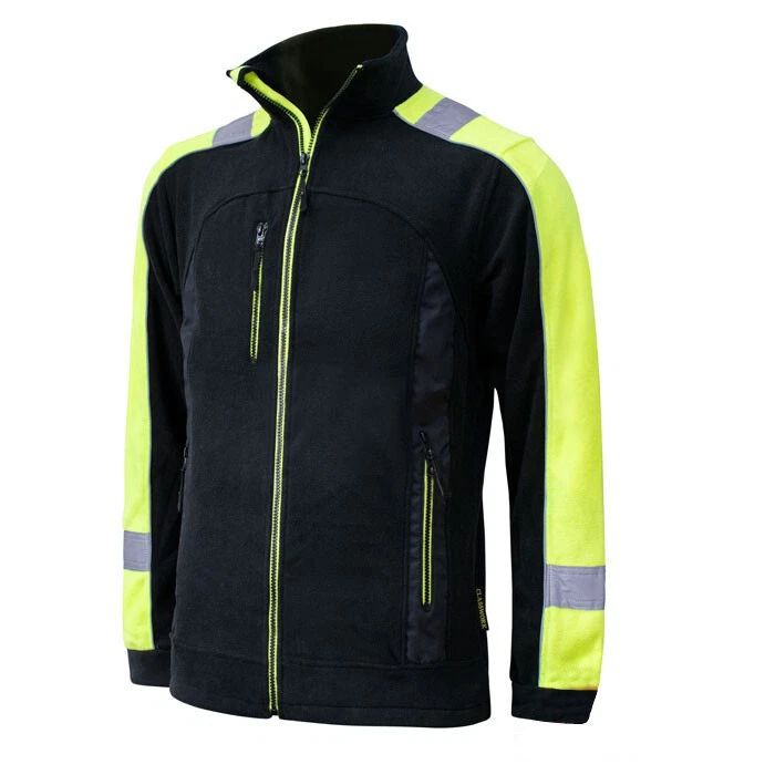 Chaqueta polar chaqueta de trabajo suéter chaqueta polar 300 g/m² amarillo negro talla M-3XL