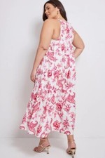 Autograph Pink Paisley Dress New With Tags