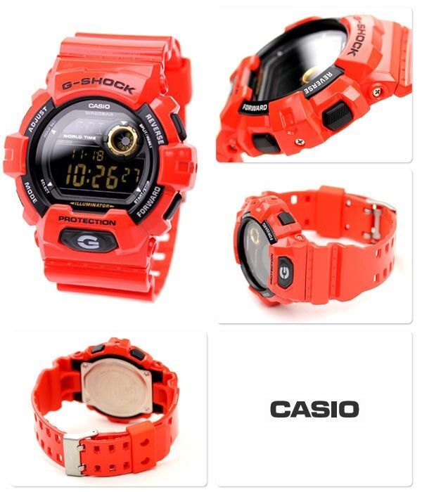 CASIO G-SHOCK G-8900A オレンジ BUY Casio G-Shock World Time Alarm high-intensity LED Watch