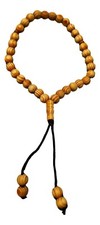 Moroccan Wood Tasbih Muslim Prayer Beads 33 Beads Subha