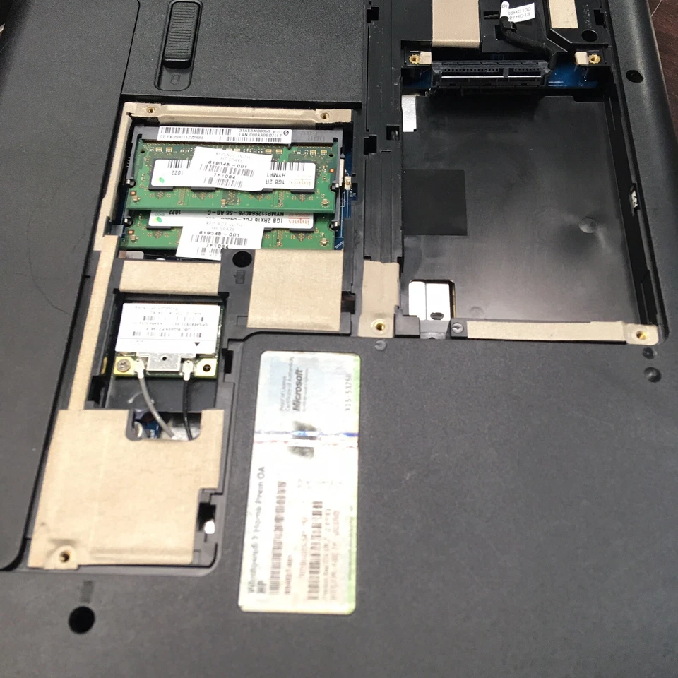 Compaq Presario CQ62 15.6" Celeron CPU 900 2GB RAM Boot/BIOS No HDD/OS H2554 - Image 4 of 4