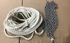 Lewmar 8 Plait Anchor Rode HM15HT200PX ( Used / Cut / Out Of Box )