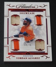 2022 PANINI FLAWLESS SHOWCASE Ruby 14/20 YORDAN ALVAREZ SH-YA Ultra-Pro Magnetic
