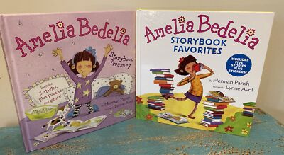 LOT 2 NEW Amelia Bedelia Storybook Favorites 5 Stories + Stickers Parish