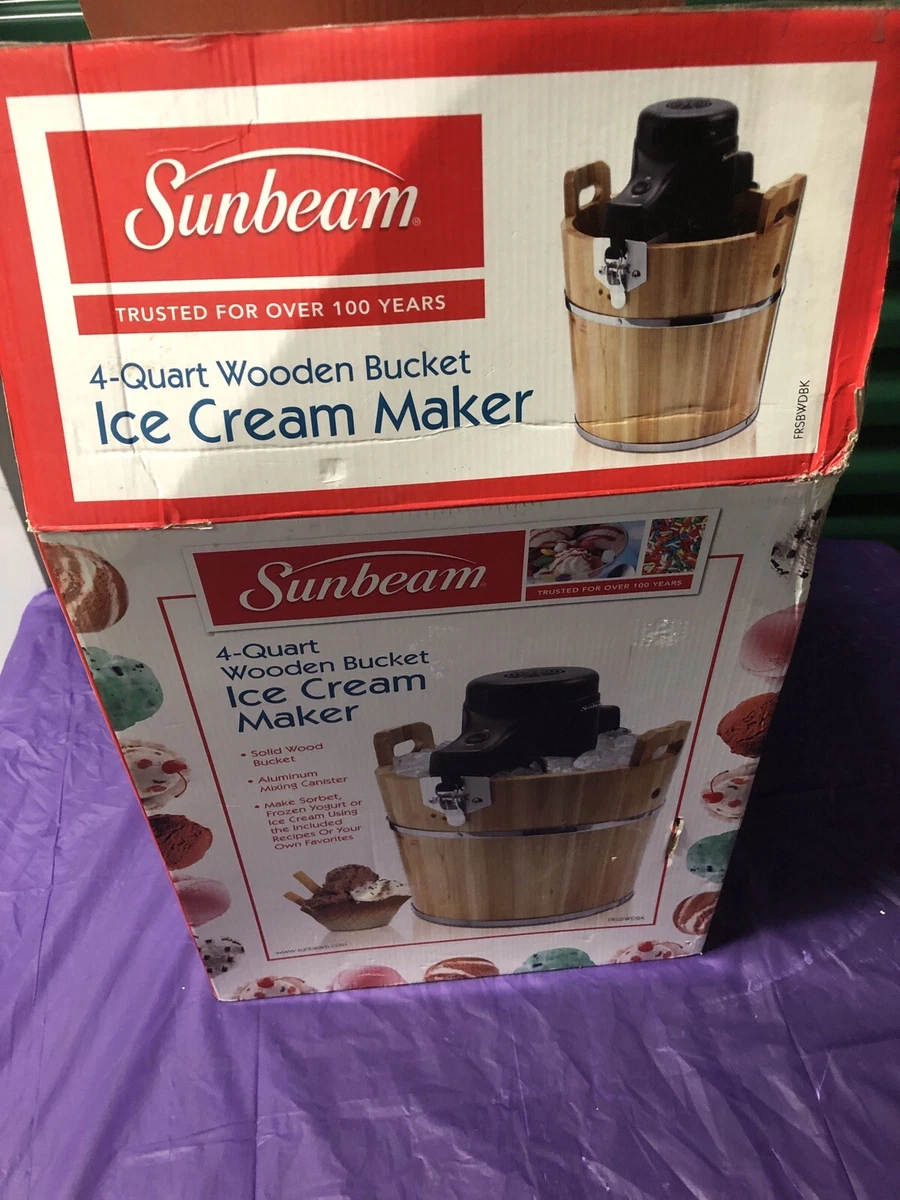 Sunbeam ice cream maker recipes new arrivals