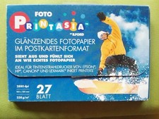 ILFORD PRINTASIA GLÄNZENDES PAPIER IN FOTOQUALITÄT IM POSTKARTENFORMAT  