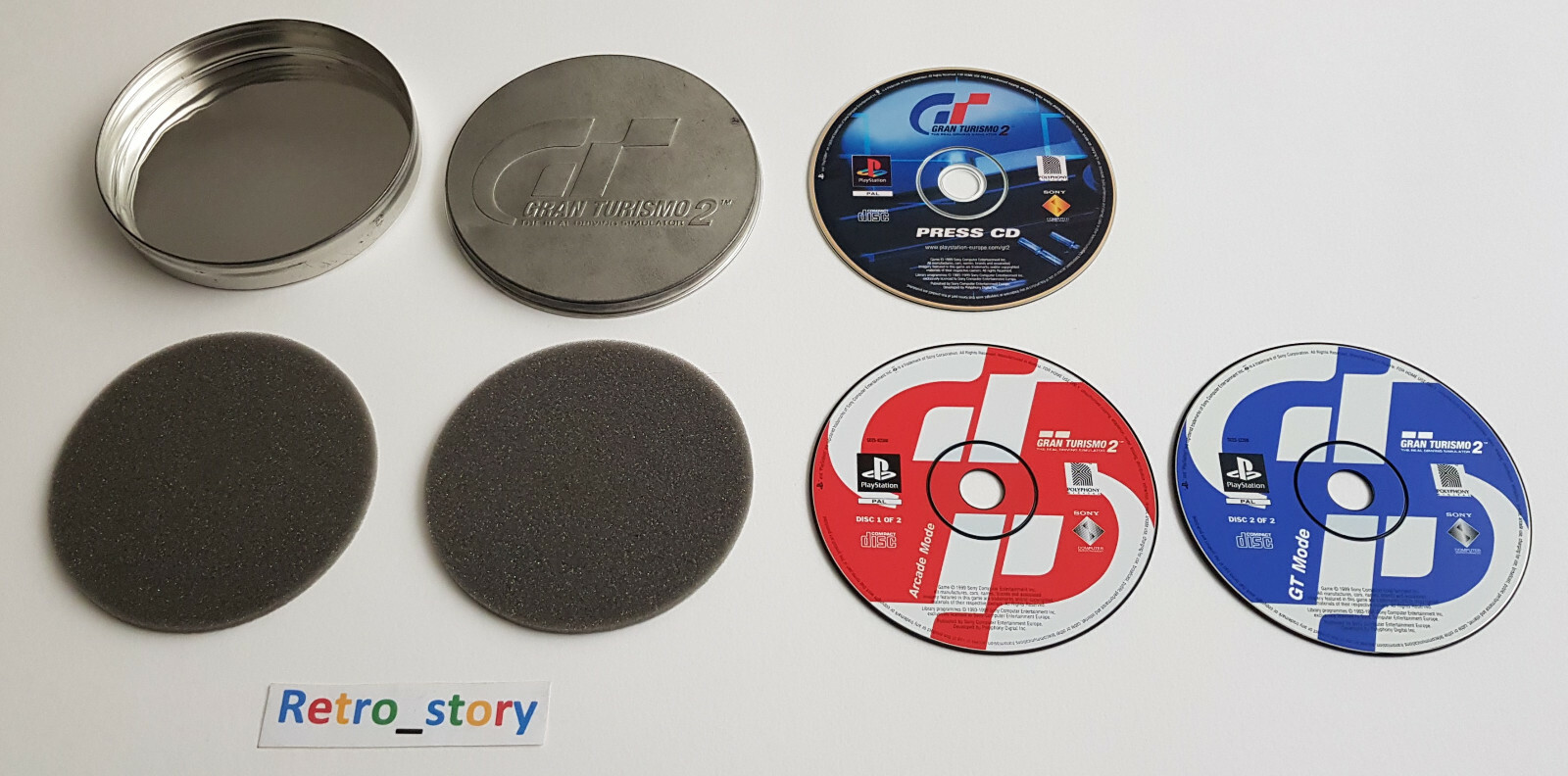 Sony Playstation PS1 - Gran Turismo 2 - Press Disc CD - Promo - RARE