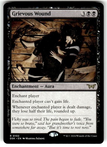 Grievous Wound Duskmourn: House of Horror NM MTG MAGIC