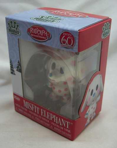 FUNKO MINIS Rudolph Island Of Misfit Toys PINK SPOTTED ELEPHANT VINYL FIGURE TOY - Picture 3 of 5