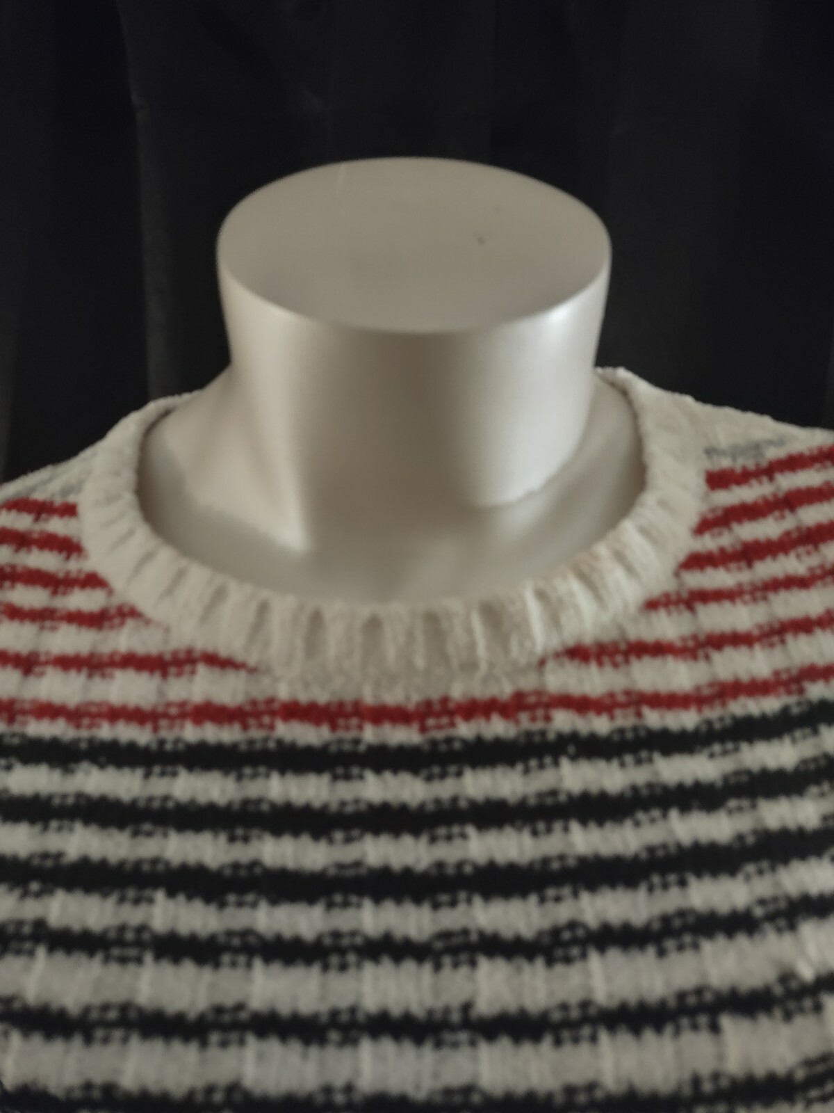 Basic Edition Striped Multicolor Sweater Size L - image 4