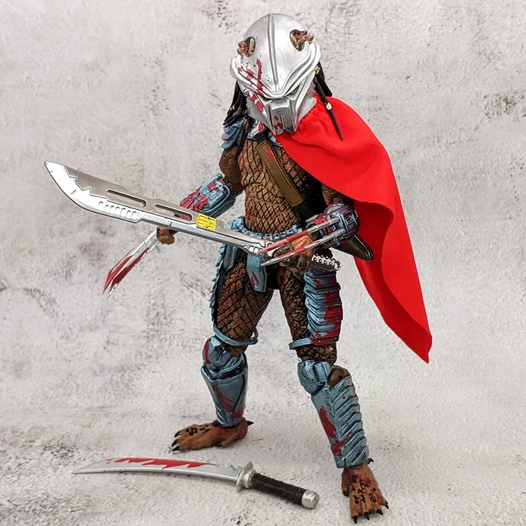 7"NECA AlienVS Predator Masked Scar Ghost Horn Predator Action Figure Collection - Image 3 of 4