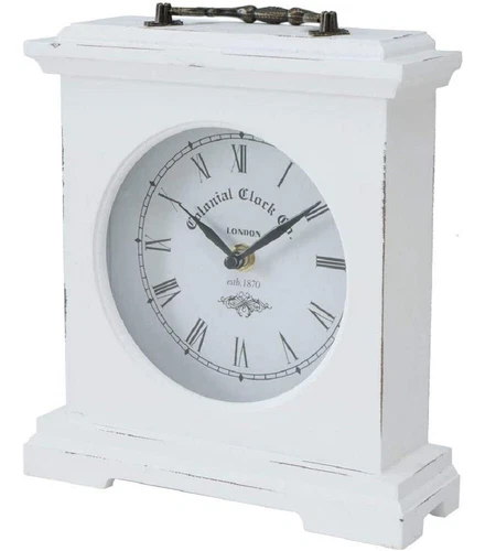 Wooden Clock Betty Grandfather Clock Clock Decorative Clock Vintage Clock White Clock
