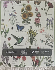 Vintage Flower Garden Puzzle 1000 Pieces Flowers and Birds