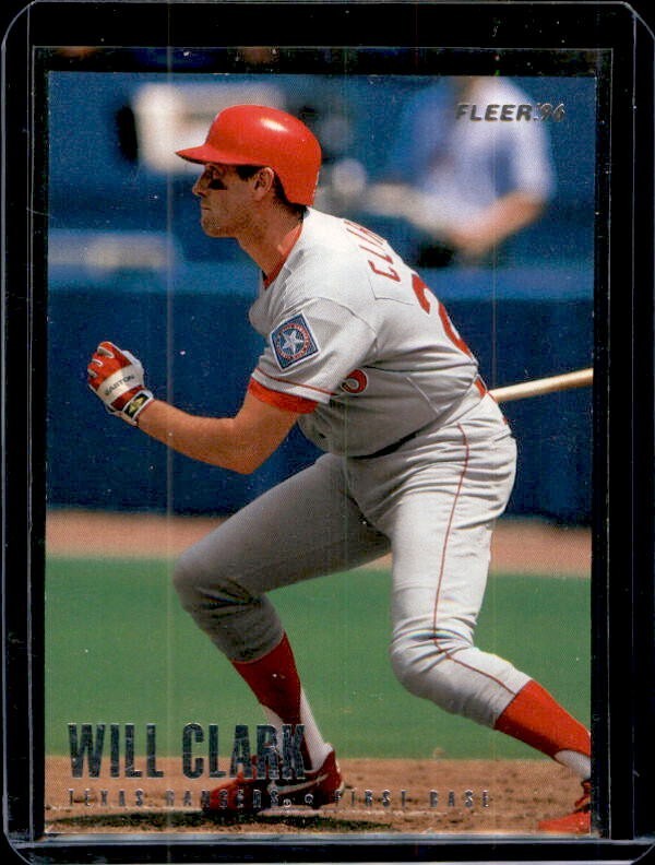 1996 Fleer Team Sets - Texas Rangers #3 - Will Clark