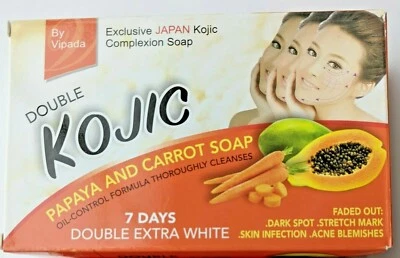 Vipada Papaya & Carrot & Double Kojic Soap 160g [Japanese Formula]