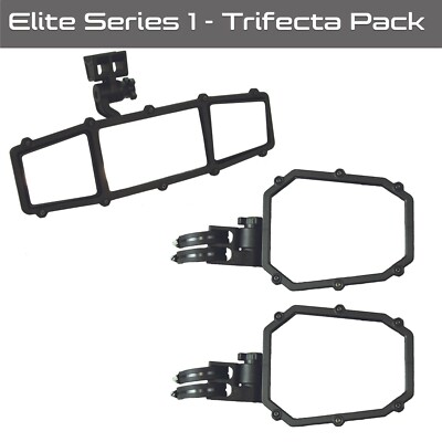 UTV Elite Series 1 Trifecta Pack - 2x UTVMIR-ES1, 1x UTVMIRCTR-ES1 By ATV TEK