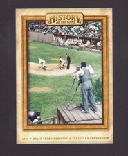 2010 Topps History of the Game 1947 First Televised World Series  #HOTG16