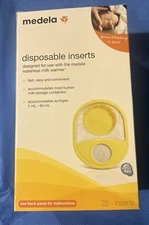 Medela 87116 Disposable Inserts for Waterless Milk Warmer -  Box of 25