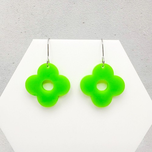 Pendientes de flores estilo años 60 Groovy hippie flores joyas regalos para mujeres damas - Imagen 6 de 27