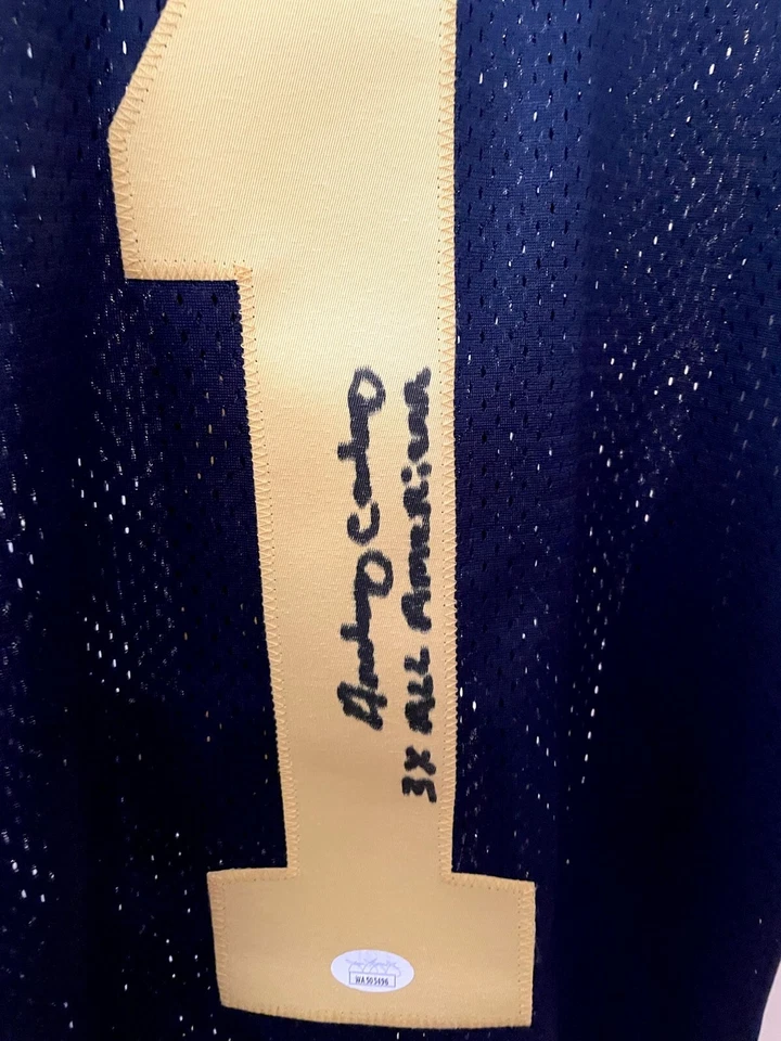 Anthony Carter signed Michigan Wolverines jersey inscribed 3X All American (JSA) - Image 2 of 2