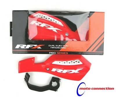 RFX Pro Serie Motocross Handschutz belüftet rot/weiß für Honda CR80/CR85