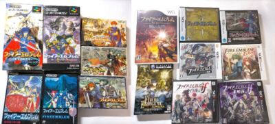 Fire Emblem Ninetndo FC SFC GBA GC Wii DS Monsho Seisen Binding Blazing Japan