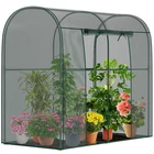 SLSY Crop Cages for Garden Plant Tent Cage, Plant Netting Cover & Zippered Doors