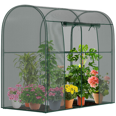 SLSY Crop Cages for Garden Plant Tent Cage, Plant Netting Cover & Zippered Doors