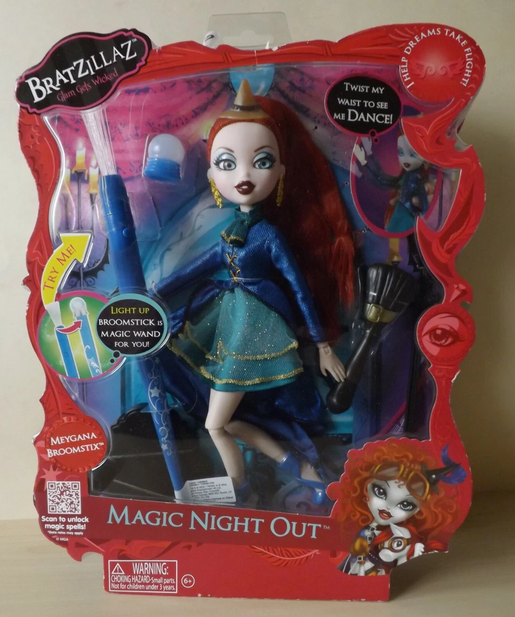 Bratzillaz Doll Magic Night Out Meygana Broomstix – NRFB