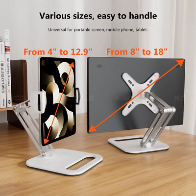 Portable Monitor Stands VESA Monitor Mount Fits 13'' to 18'' Portable Screen Tab