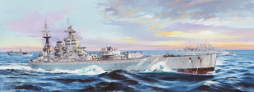 Trumpeter 03708 1:200 Hms Nelson 1944 - Bild 4