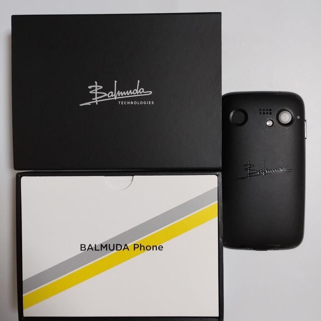 BALMUDA Phone A101BM Black SIM Unlocked 2500mAh RAM 6GB ROM BALMUDA Phone A101BM Black SIM Unlocked 2500mAh RAM 6GB ROM