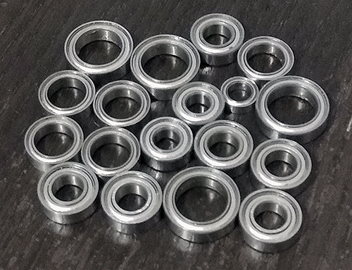 (18pcs) TAMIYA TGX Metal Sealed Ball Bearing Set - Picture 1 of 1