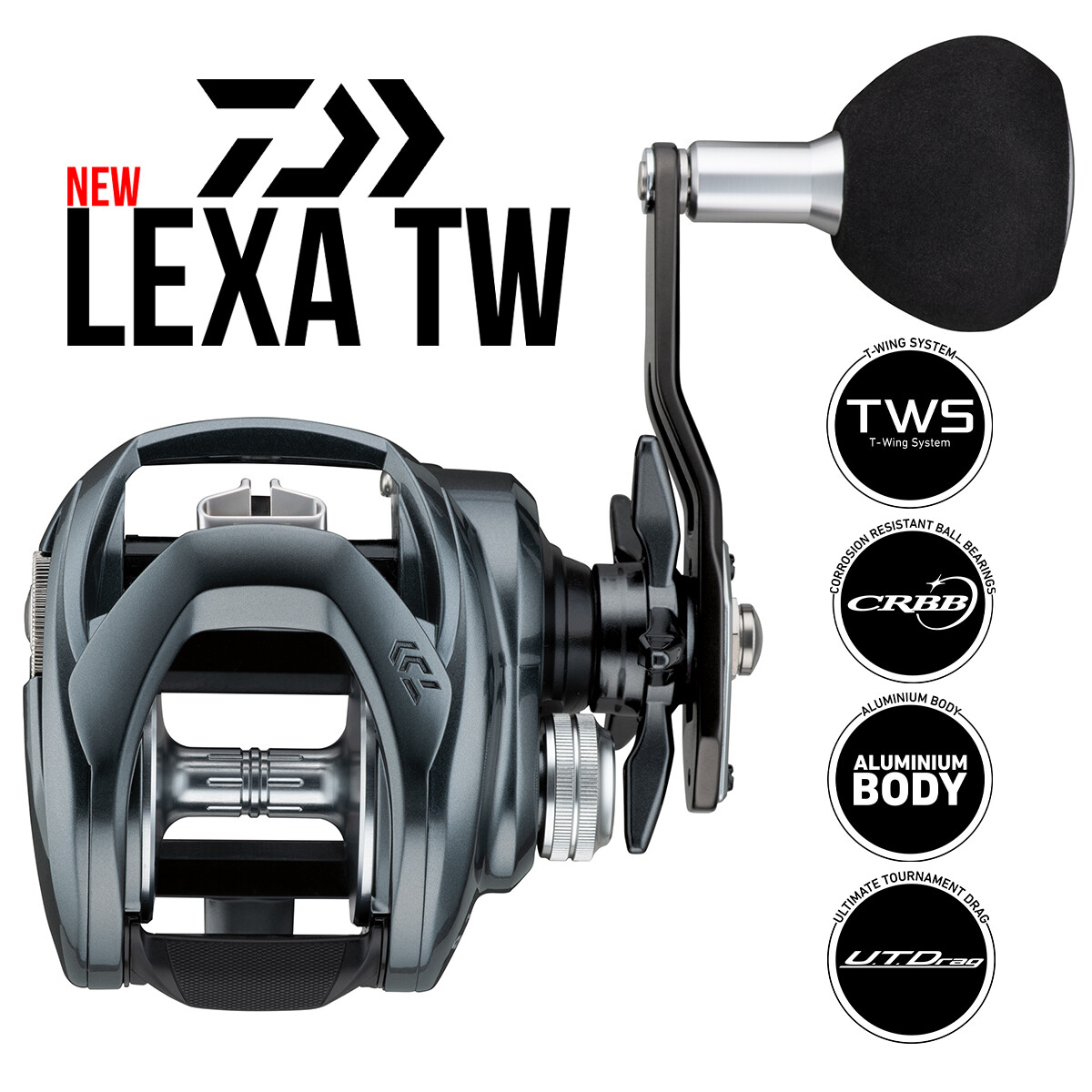 Daiwa Upgraded Lexa TW Casting Saltwater Fishing Reel LX-TW300/400