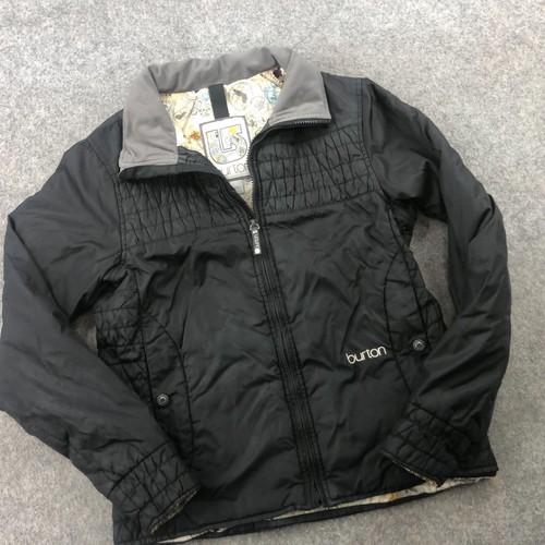 BURTON Jacket Womens Small Black Lined Lightweight Quilted Outdoors - Picture 3 of 14