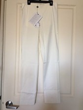 248 Philosophy Di Alberta Ferretti White Long Pant, Size US2 IT38 